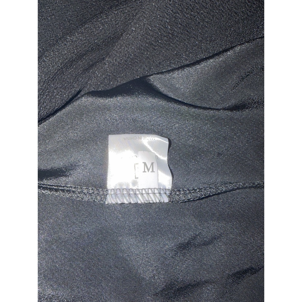 Urban Coco Black Skort Womens Size M High Rise Mini Elastic Waistband Flared - Picture 5 of 8